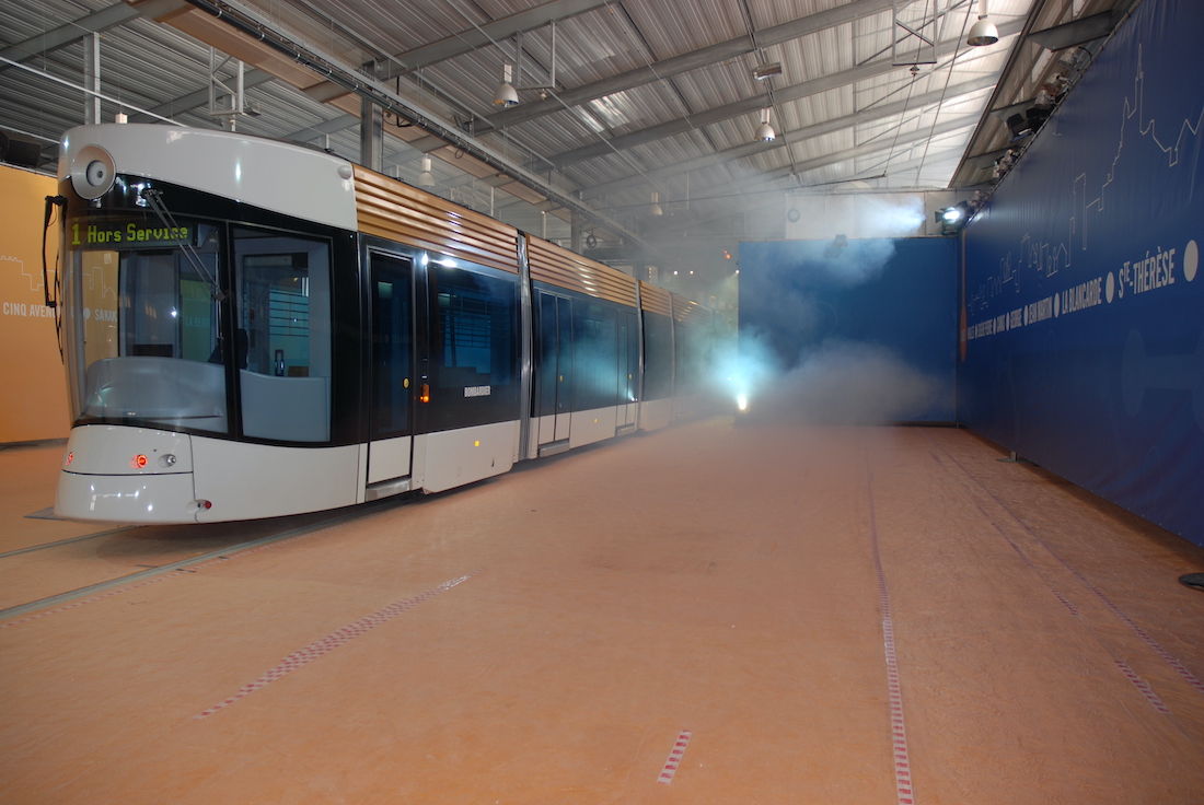 inauguration du tramway à Marseille MEDIAK provence