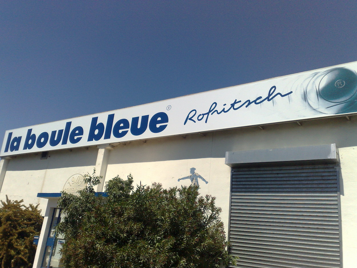 La boule bleue Marseille enseigne